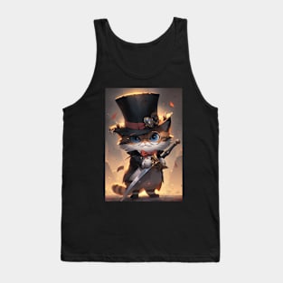 Dapper Whiskers Tank Top